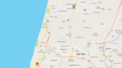 תמונה של מפה של עמדות טעינה בארץ