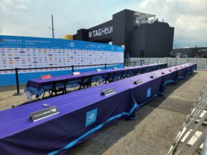 איזור התקשורת והשחקנים בפורמולה E