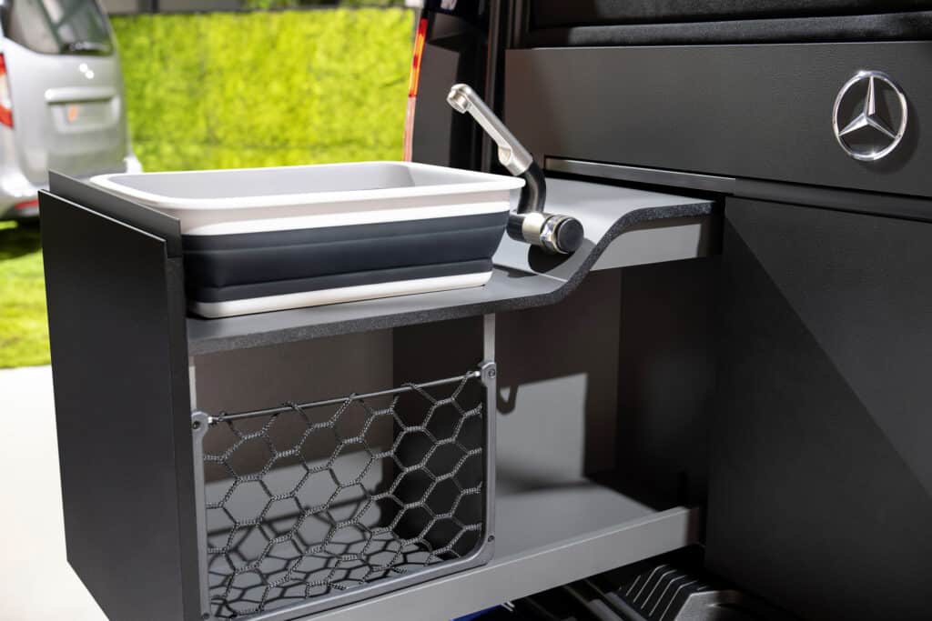 Der neue Small Van von Mercedes EQ mit Marco Polo ModulThe new Small Van from Mercedes EQ with Marco Polo Module