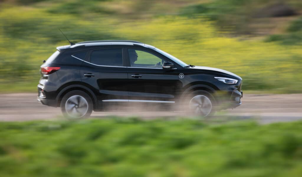 MG ZS EV החדשה בנסיעה בישראל