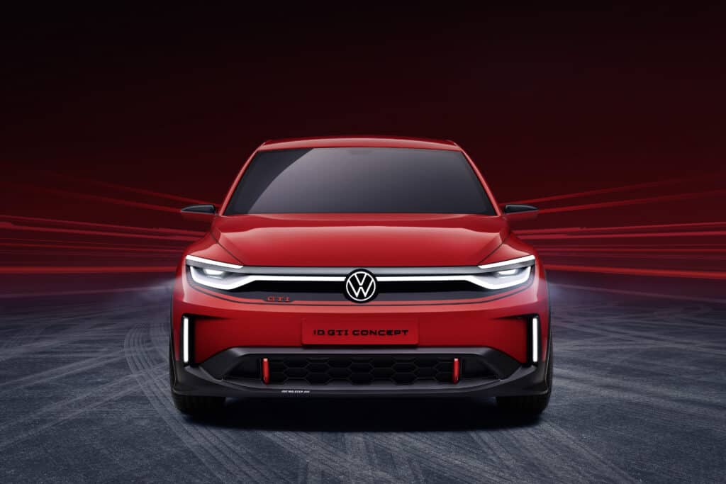 קדמת הרכב של הפולקסווגן ID.GTI החשמלית