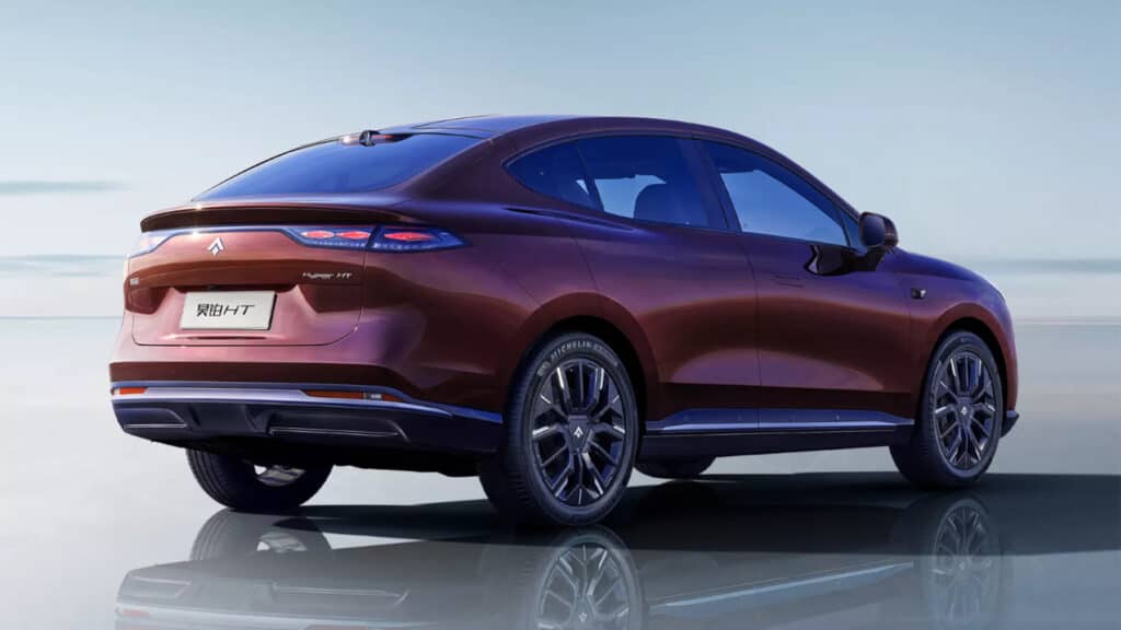 GAC Aion הייפר HT מבט אחורי על GAC Aion הייפר HT