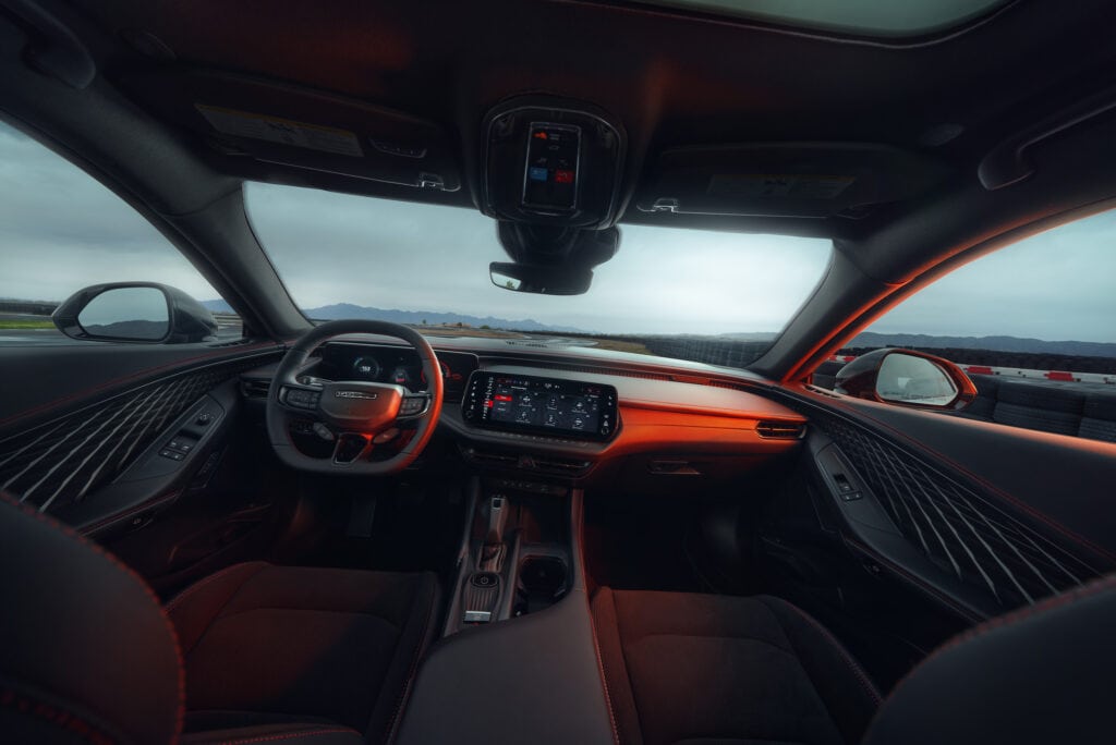 The all-new Dodge Charger’s dynamic, layered instrument panel