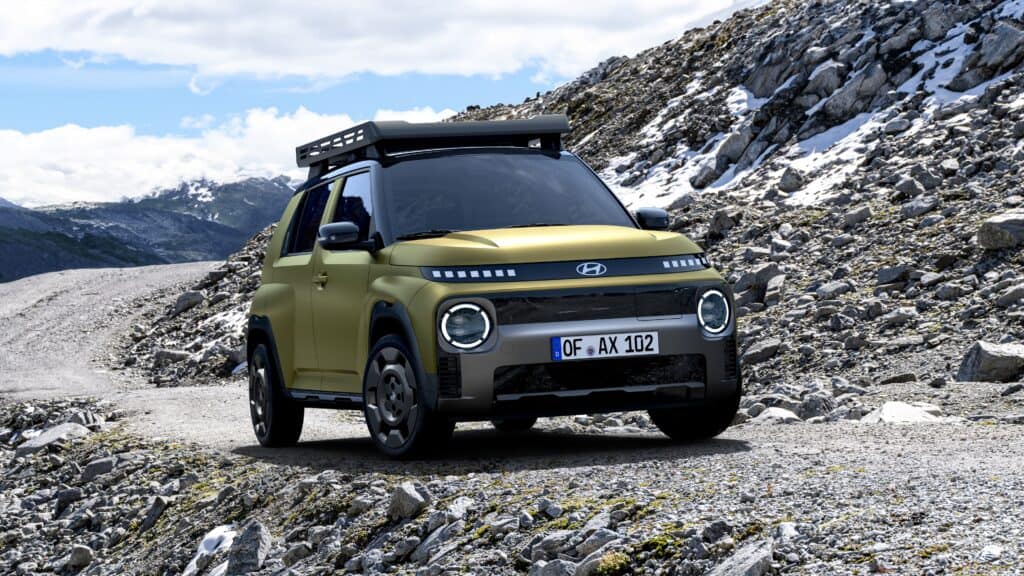 יונדאי אינסטר מיני קרוסאובר בשטח