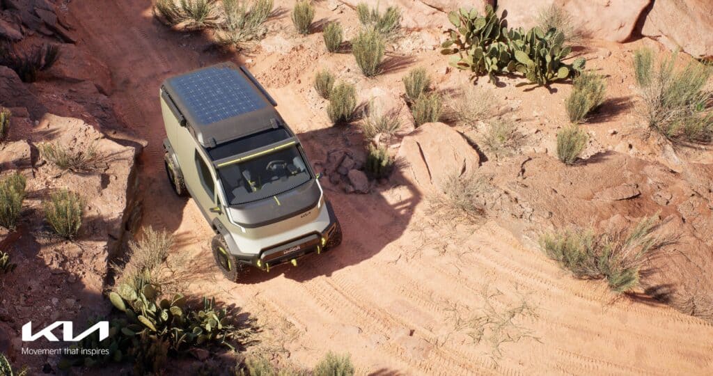 רכב קונספט שטח חשמלי של קיה