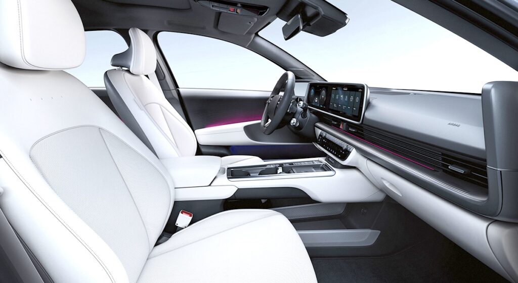 פנים הרכב של יונדאי איוניק 6