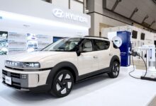 יונדאי נקסו מוצג בתערכה בטוקיו יפן