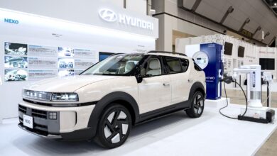 יונדאי נקסו מוצג בתערכה בטוקיו יפן