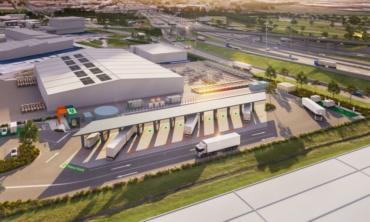 nסוף טעינה ייעודי למשאיות חשמליות כבדות של NewVolt